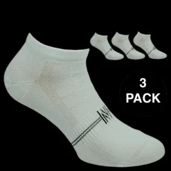 Norfolk Fresh- 3-Pack Cotton Low Cut Training Socks White Vit Hot