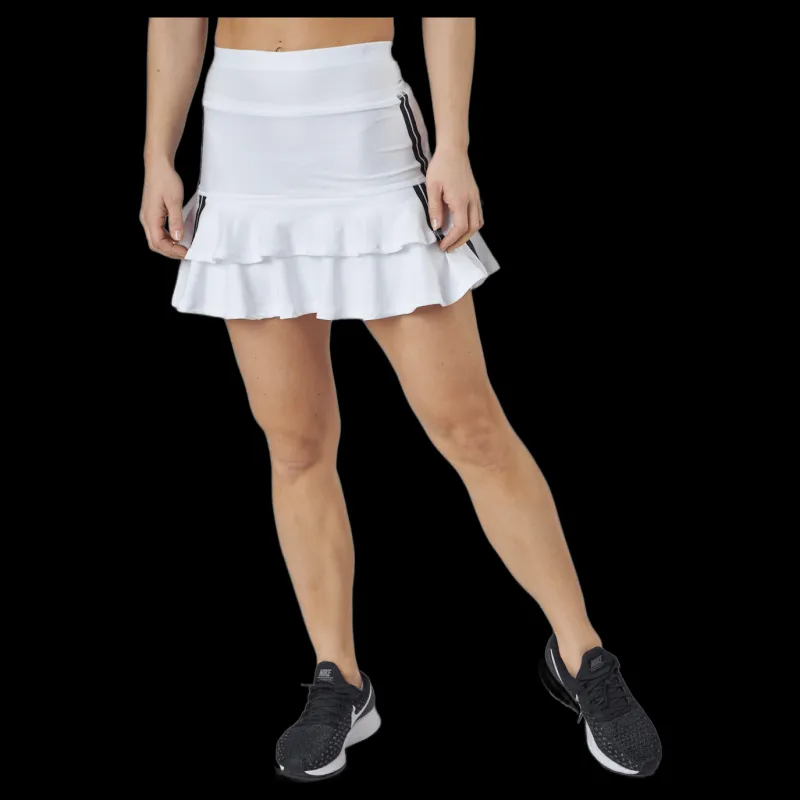 Best BOW19 Frida Frill Skirt White Vit