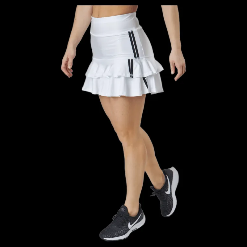 Best BOW19 Frida Frill Skirt White Vit