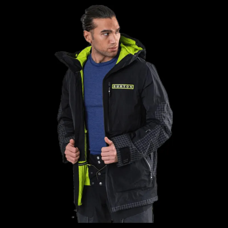 Burton Frostner Jacket Black Svart New
