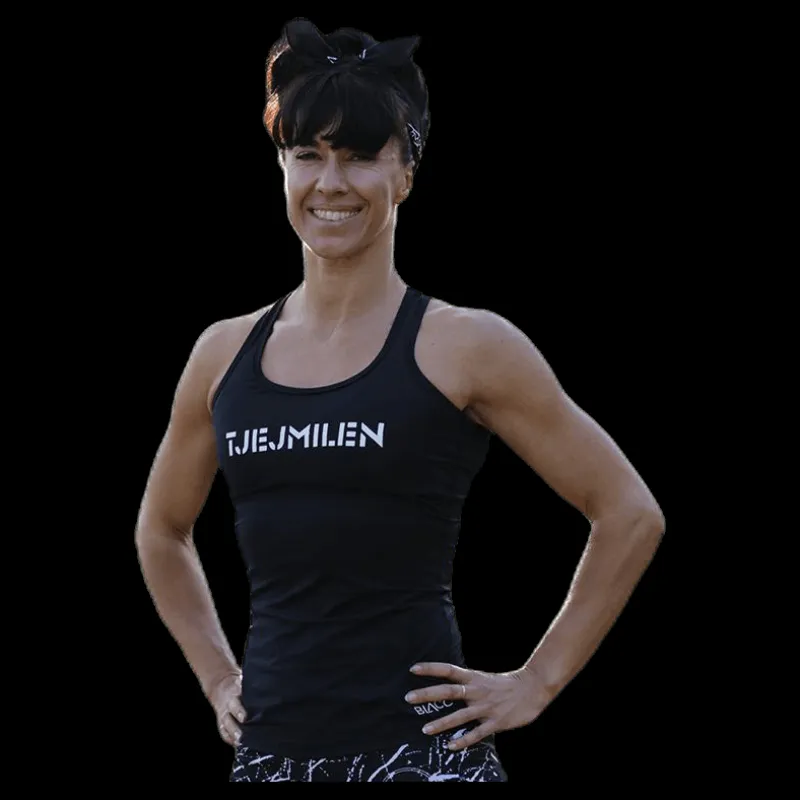 New Tjejmilen Functional Tank Top Black Svart