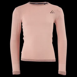 Discount Craft Fuseknit Comfort Rn Ls Hint/peak Rosa
