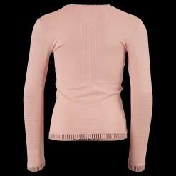 Discount Craft Fuseknit Comfort Rn Ls Hint/peak Rosa