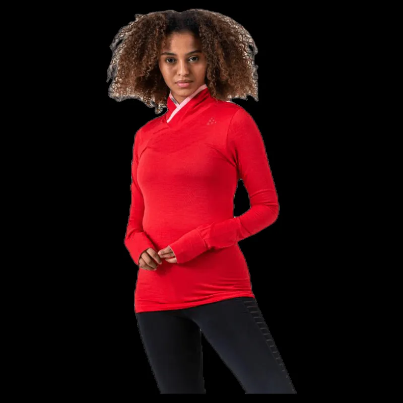 Craft Fuseknit Comfort Wrap LS Red Röd Best