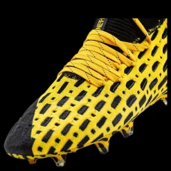Puma Future 5.1 Netfit FG/AG Junior Black/Yellow Svart och Gul Hot