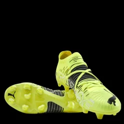 Puma Future Z 1.1 FG/AG White/Black/Yellow Gul Clearance
