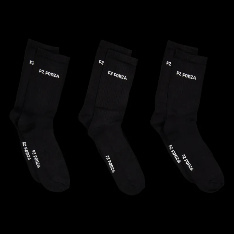 FZ FORZA Fz Sock Classic 3 Pack Black Svart Hot