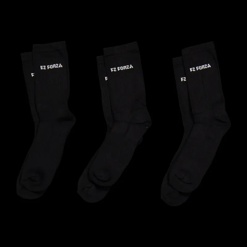 FZ FORZA Fz Sock Classic 3 Pack Black Svart Hot