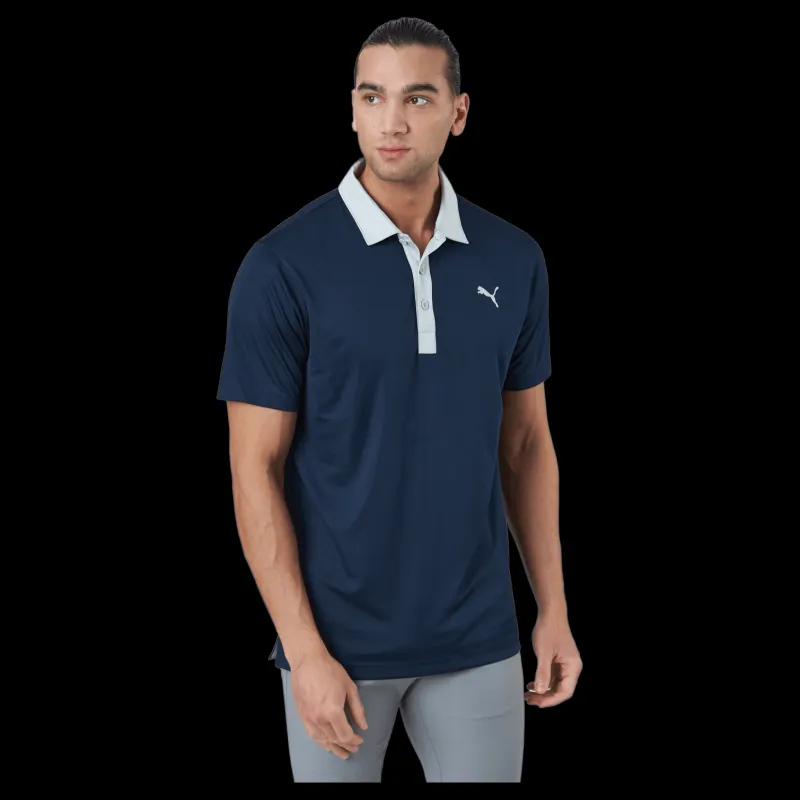 Puma Golf Gamer Polo Navy Blazer-high Rise Blå Discount