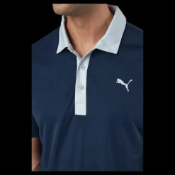 Puma Golf Gamer Polo Navy Blazer-high Rise Blå Discount