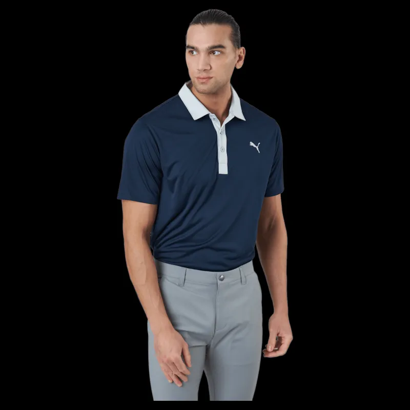 Puma Golf Gamer Polo Navy Blazer-high Rise Blå Discount