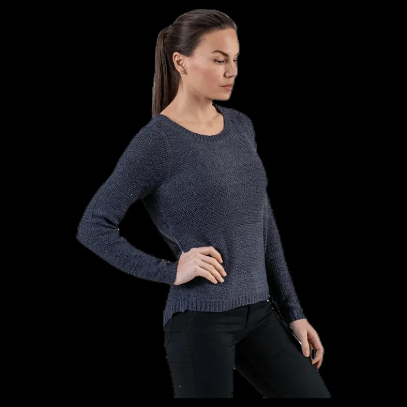 Only Geena Xo L/S Pullover Knt Blue Blå Sale