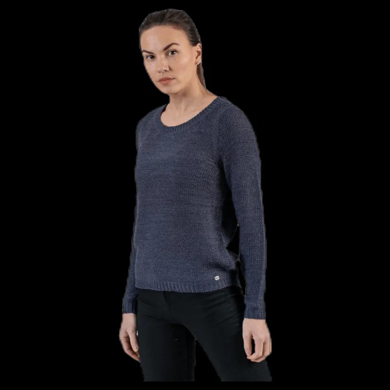 Only Geena Xo L/S Pullover Knt Blue Blå Sale