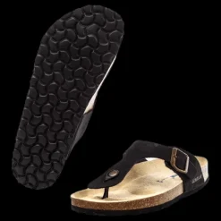 Clearance Sanosan Geneve Nubuck Black Svart