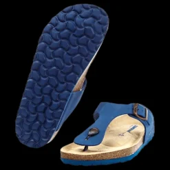 Online Sanosan Geneve Nubuck Blue Blå
