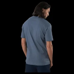 Jack & Jones Geo Box Fit Ss Tee Blue Blå Discount