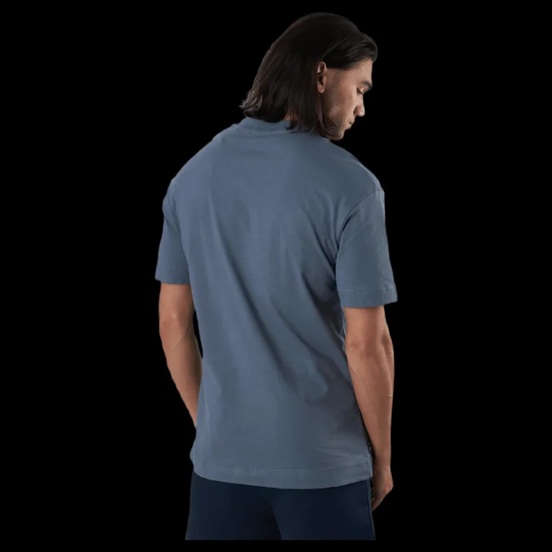 Jack & Jones Geo Box Fit Ss Tee Blue Blå Discount