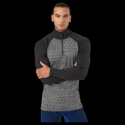 Sale Bula Geo Merino Wool Halfzip Dgrey Grå