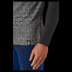 Sale Bula Geo Merino Wool Halfzip Dgrey Grå