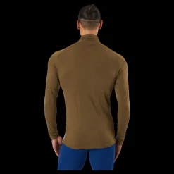 Bula Geo Merino Wool Halfzip Moss Beige