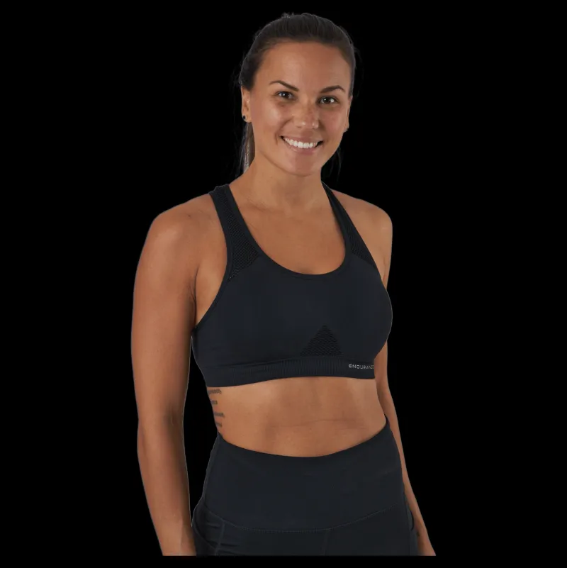 Outlet Endurance George West Bra Black Svart