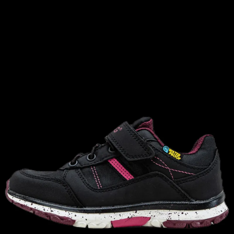 New ZigZag Ginden Kids Shoes Waterproof Black Svart