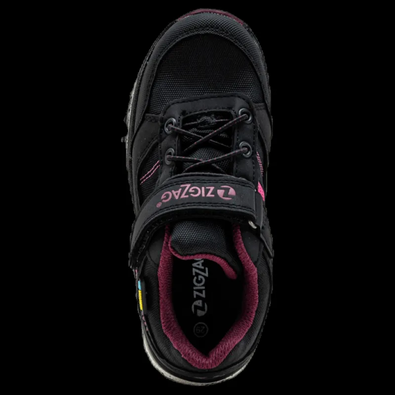 New ZigZag Ginden Kids Shoes Waterproof Black Svart