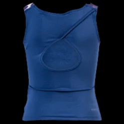 Sale adidas Girl Keyhole Tank Blue Blå