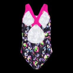 Best Speedo Girls Allover Splashback Black/pink Flerfärgad