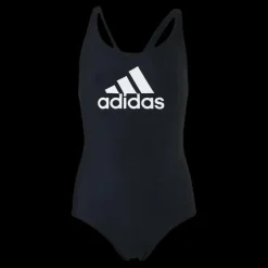 adidas Girls Badge Of Sports Swimsuit Black / White Vit och Svart Outlet