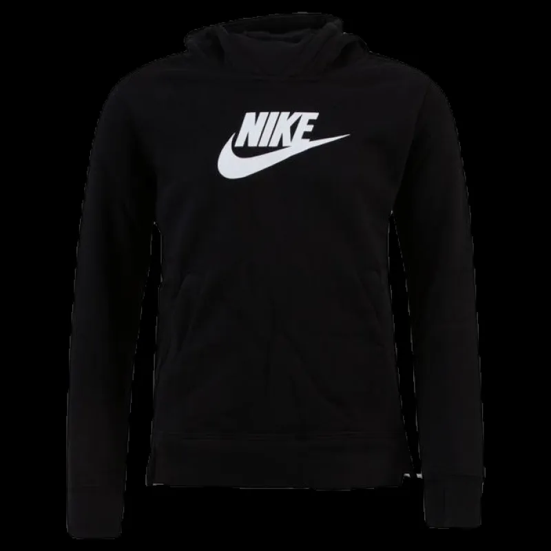 Nike Girls Big Logo Pullover Black Svart