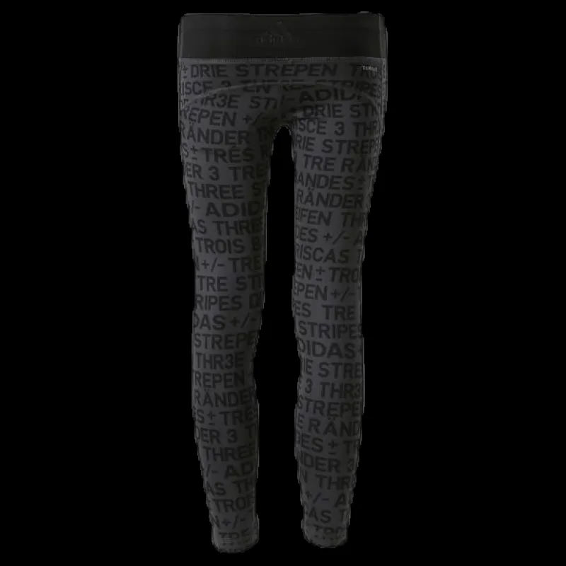 Discount adidas Girls Brand Tights Black Svart