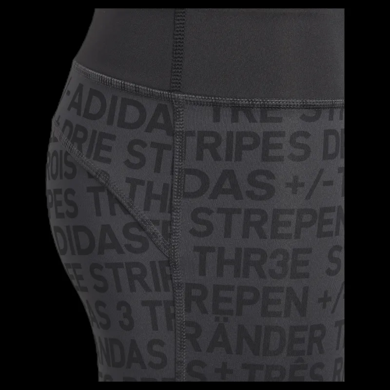 Discount adidas Girls Brand Tights Black Svart