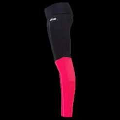 New adidas Girls Colour Block Tights Pink/Black Flerfärgad