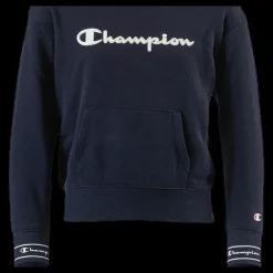 Outlet Champion Girls Crewneck Sweatshirt Blue Blå