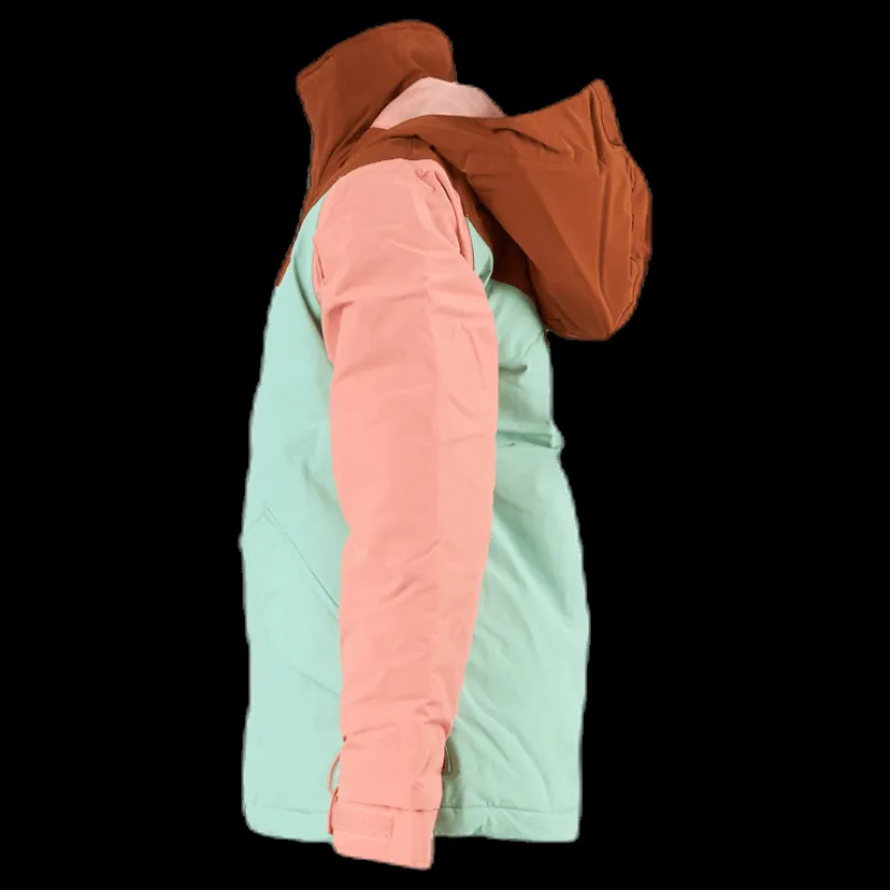 Burton Girls Elodie Jacket Blue/Pink/Brown Blå, Rosa och Brun