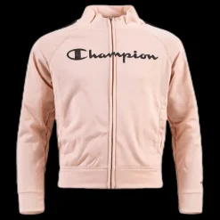 Online Champion Girls Full Zip Suit Pink Rosa