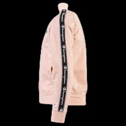 Online Champion Girls Full Zip Suit Pink Rosa