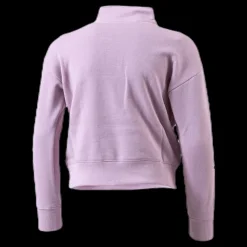 Online Champion Girls Half Zip Sweatshirt Pink Rosa