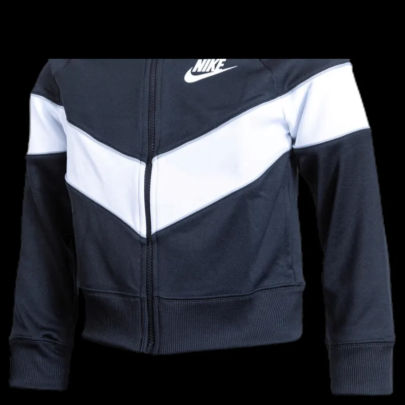 Hot Nike Girls Heritage Front Zip White/Black Flerfärgad