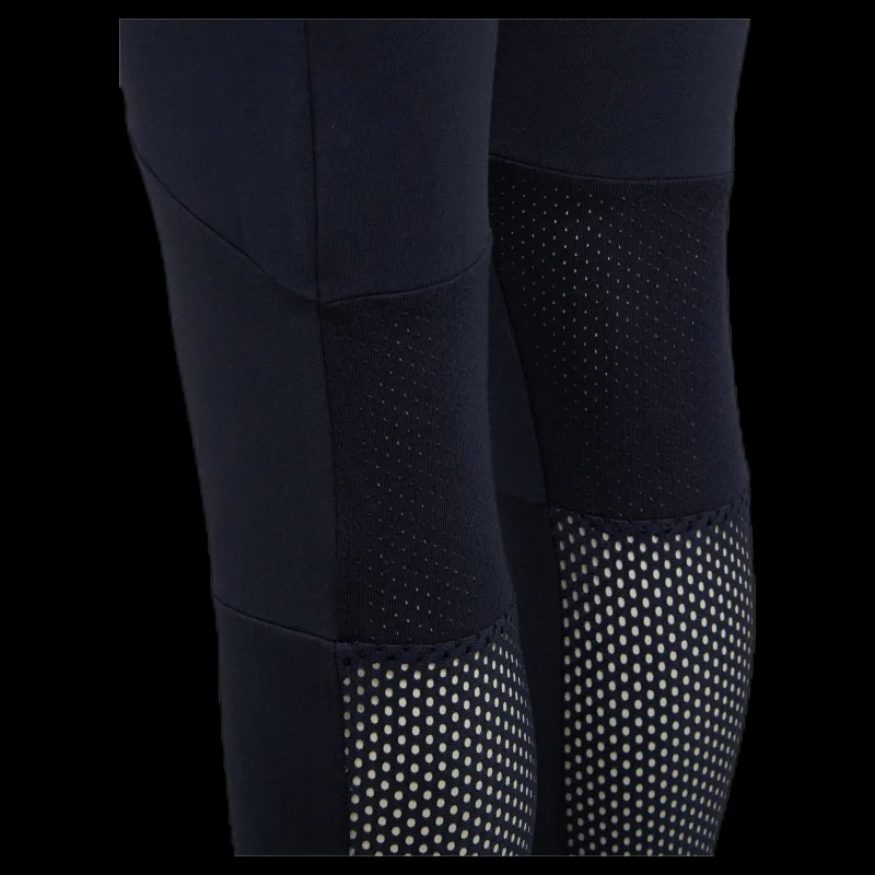 adidas Girls ID Mesh Tights Blue Svart Sale