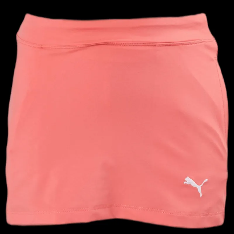 Puma Golf Girls Solid Knit Skirt Pink Rosa