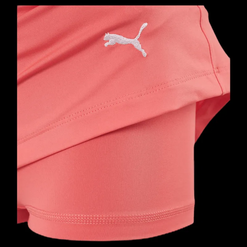 Puma Golf Girls Solid Knit Skirt Pink Rosa