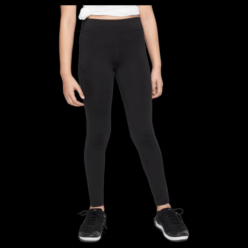 Nike Girls Trophy Tight Black Svart Hot