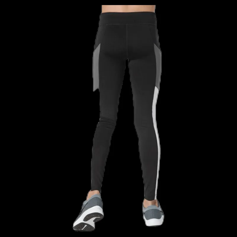 New Nike Girls Trophy Tight Black Svart