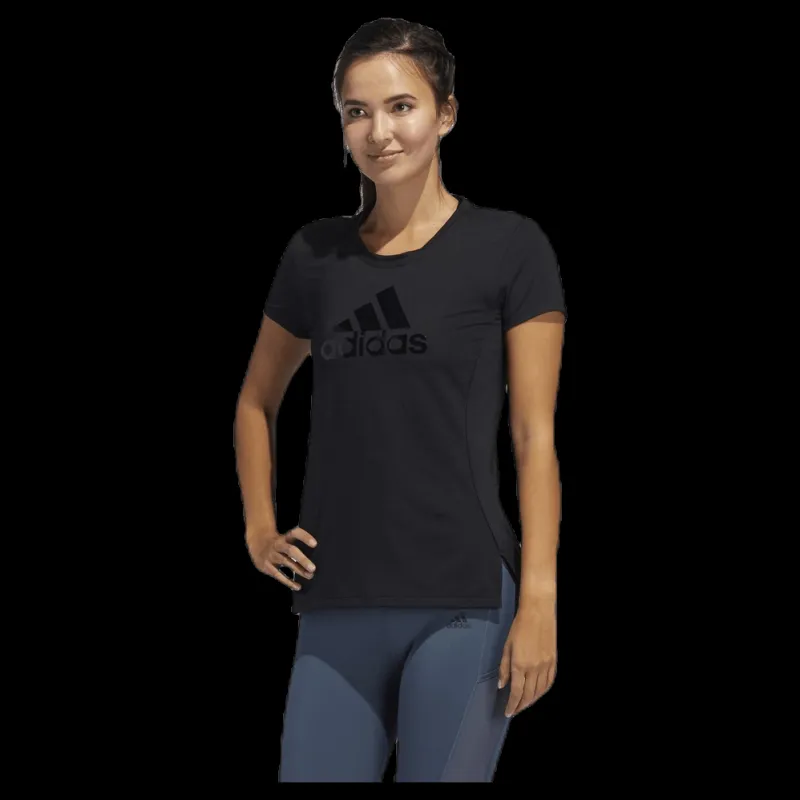Hot adidas Glam On Bos Tee Black Svart