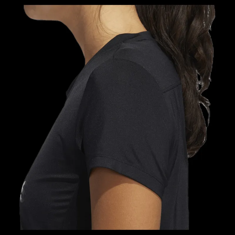Hot adidas Glam On Bos Tee Black Svart