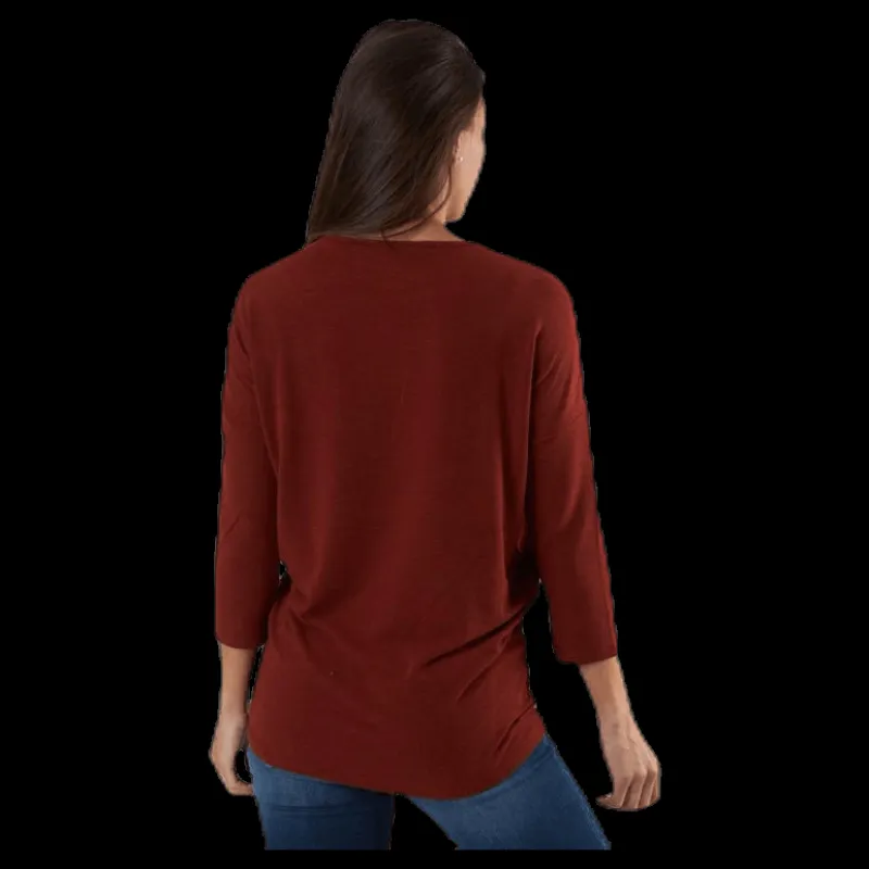 Best Only Glamour 3/4 Top Jrs Red Röd