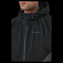 New Craft Glide Hood Jkt M Black-granite Svart