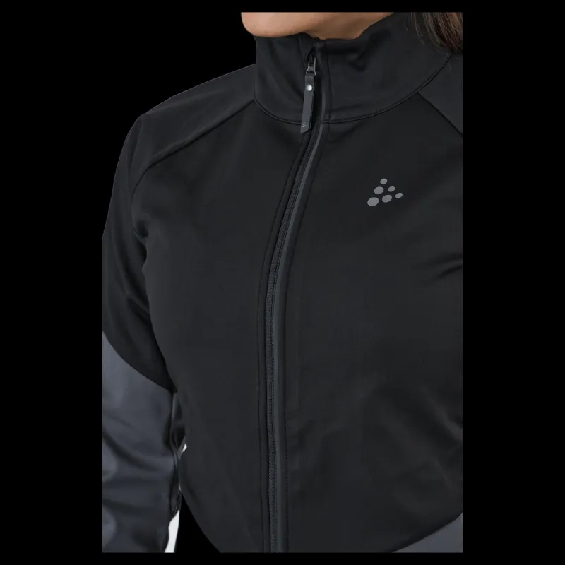 Craft Glide Jkt W Black-granite Svart New